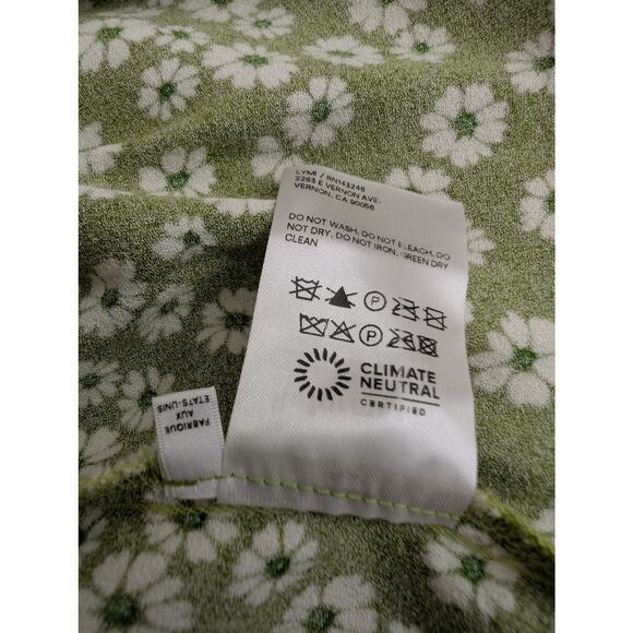 Reformation Pacey Green Floral Fennel Dress - Picture 12 of 16